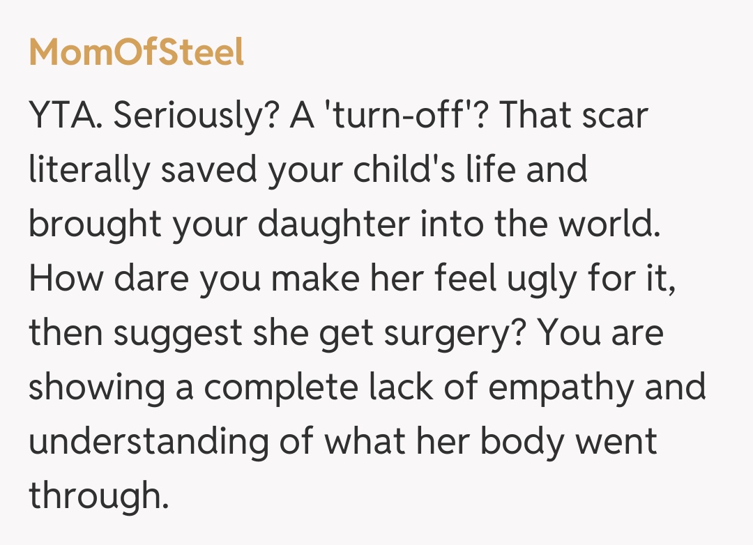 Comentariu de la MomOfSteel