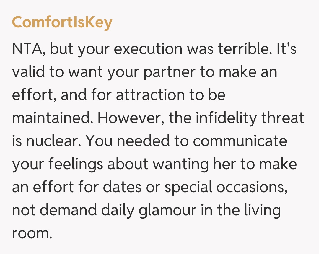 Comentariu de la ComfortIsKey