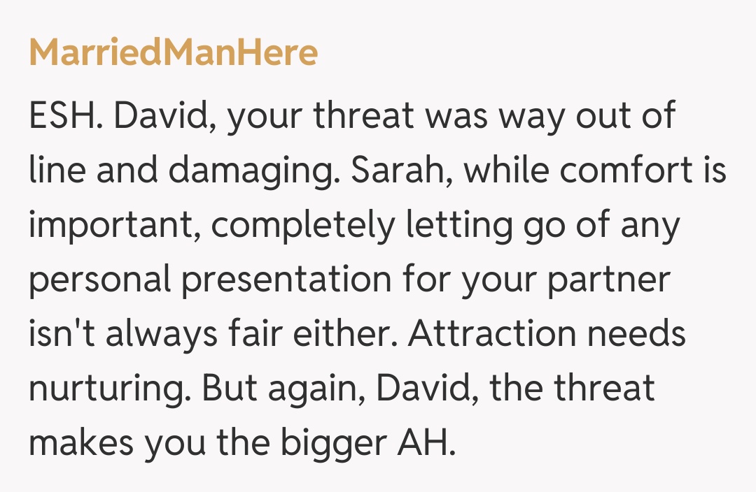 Comentariu de la MarriedManHere