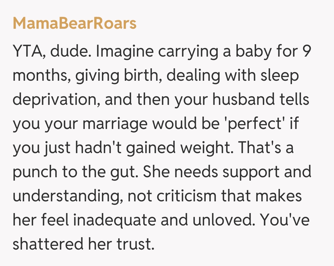 Comentariu de la MamaBearRoars
