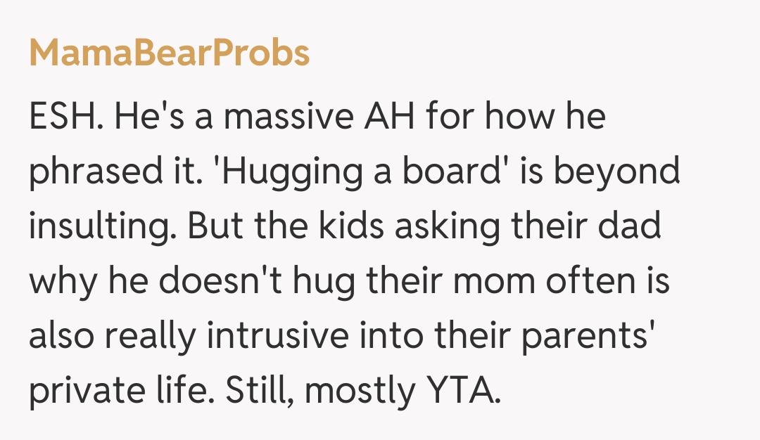 Comentariu de la MamaBearProbs