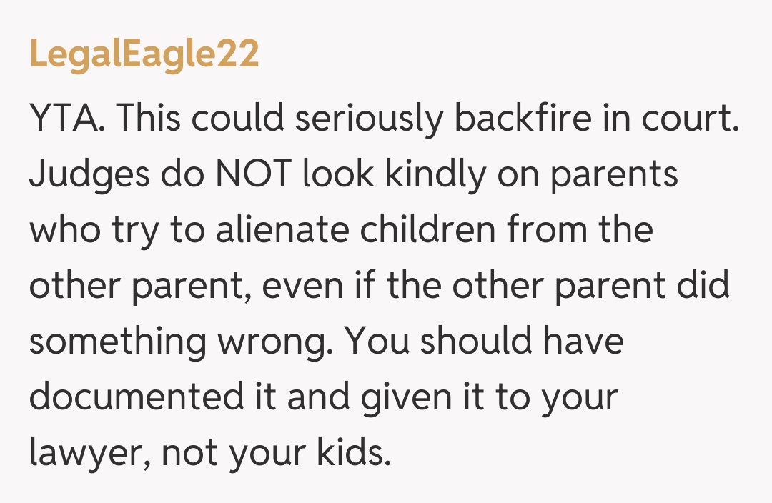 Comentariu de la LegalEagle22