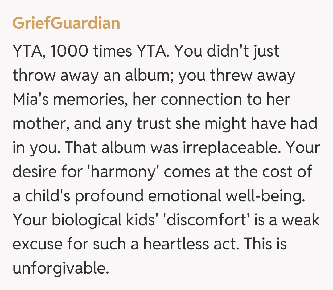 Comentariu de la GriefGuardian