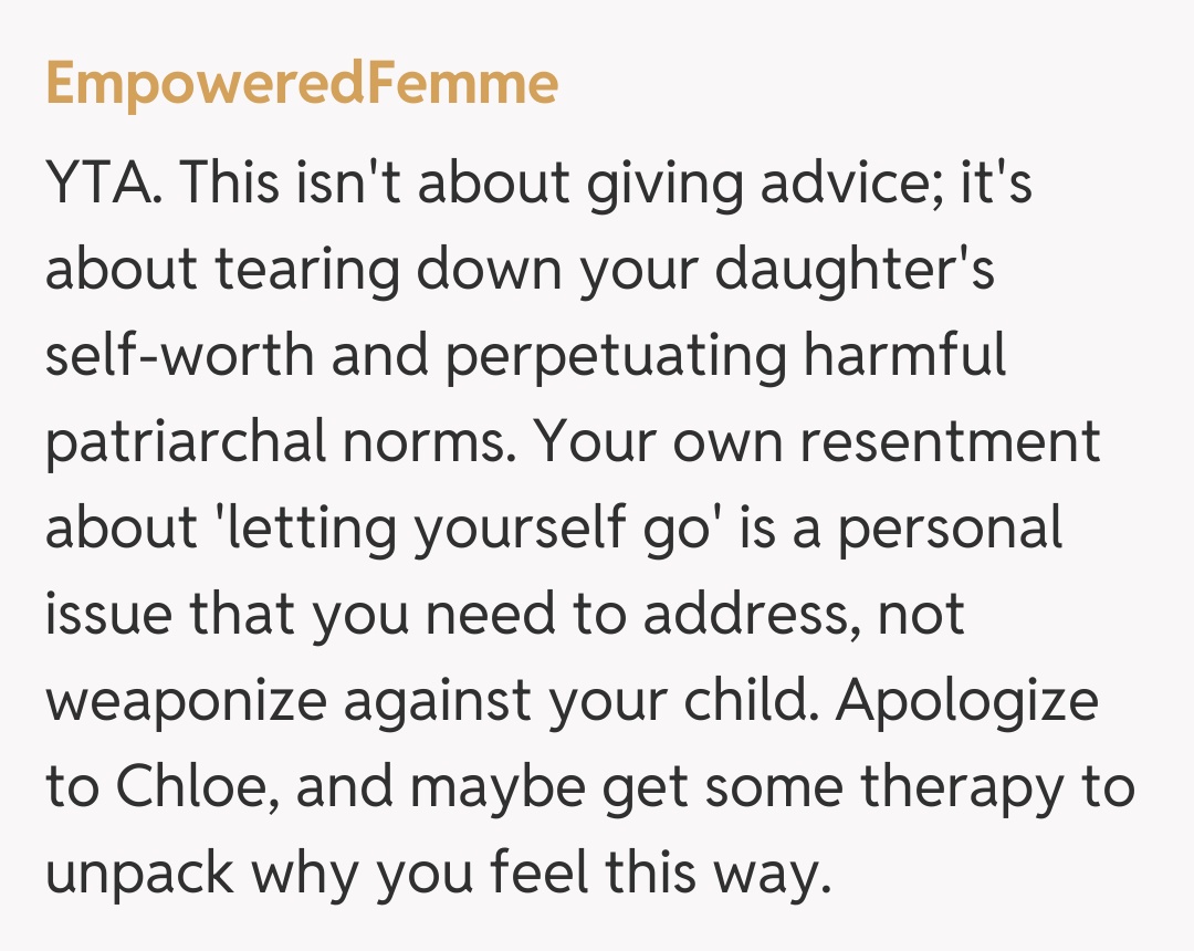 Comentariu de la EmpoweredFemme