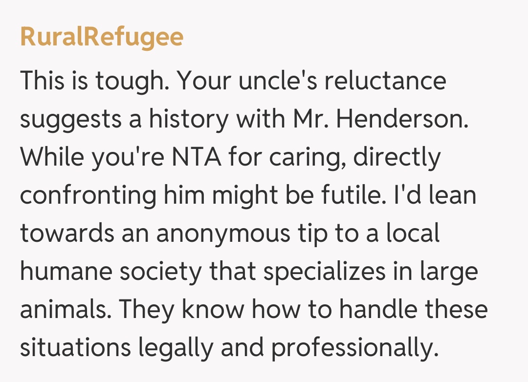 Comentariu de la RuralRefugee