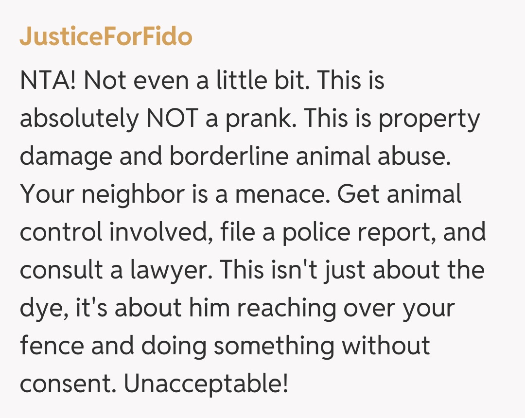 Comentariu de la JusticeForFido