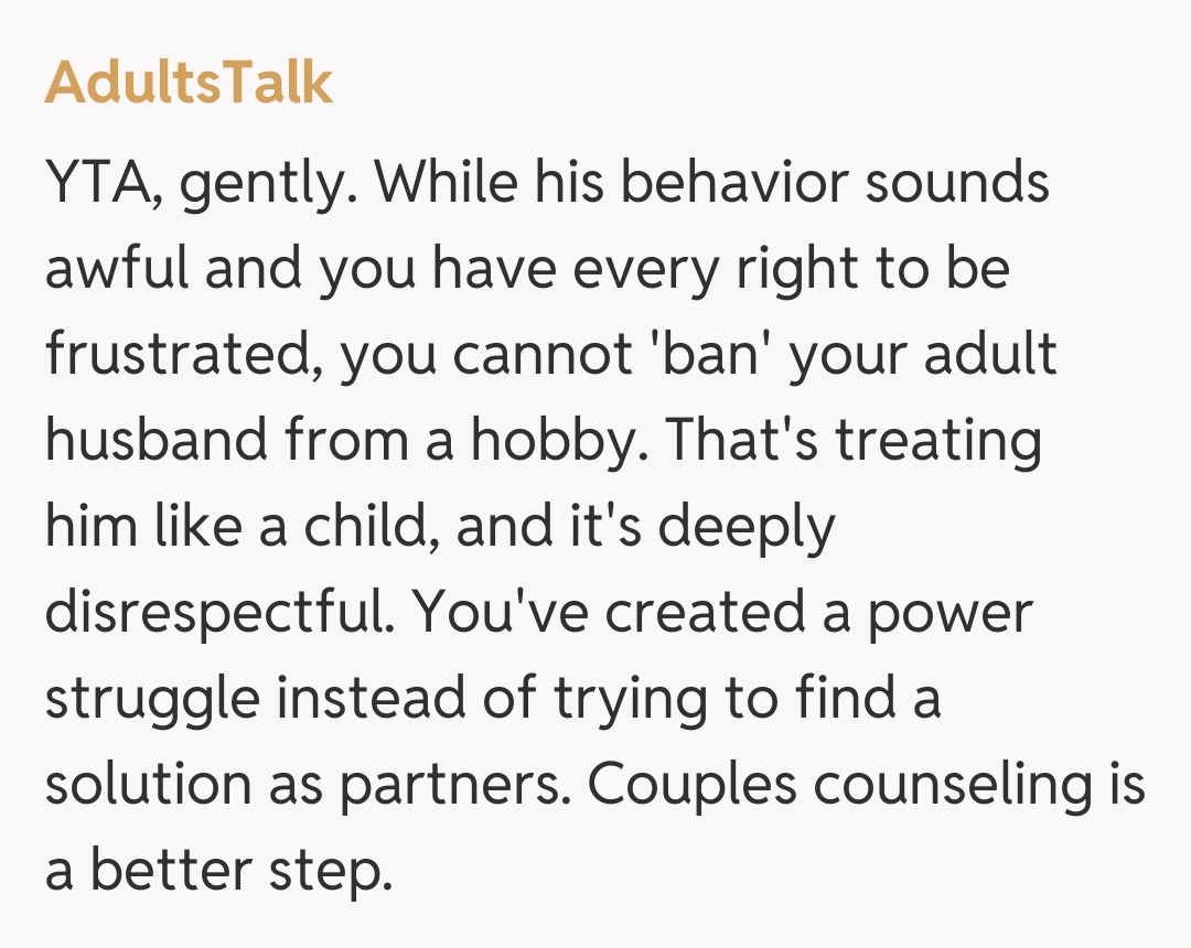 Comentariu de la AdultsTalk