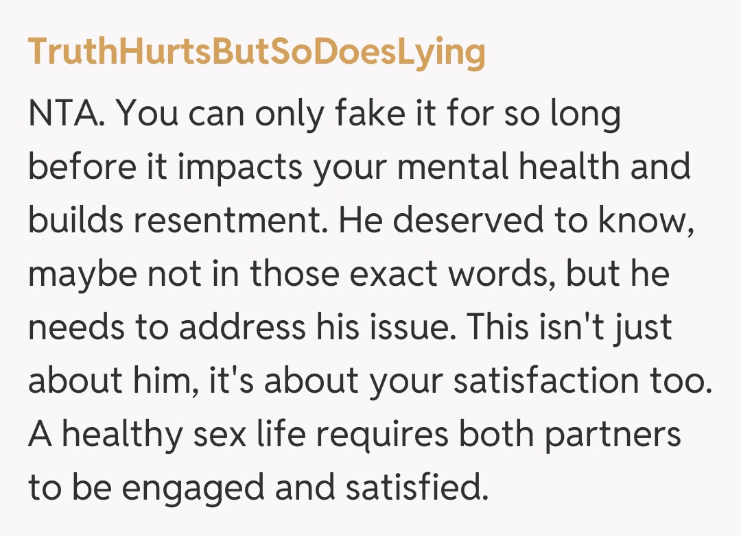 Comentariu de la TruthHurtsButSoDoesLying