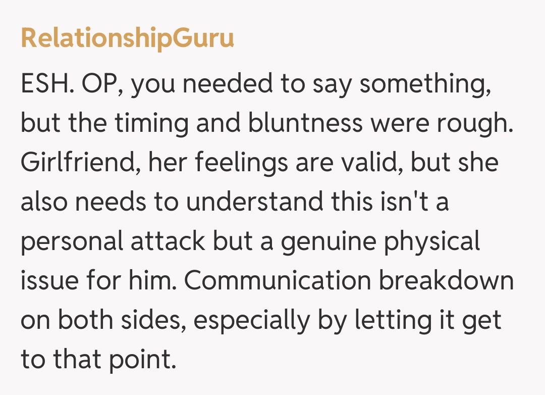 Comentariu de la RelationshipGuru