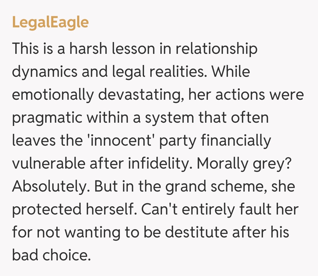 Comentariu de la LegalEagle