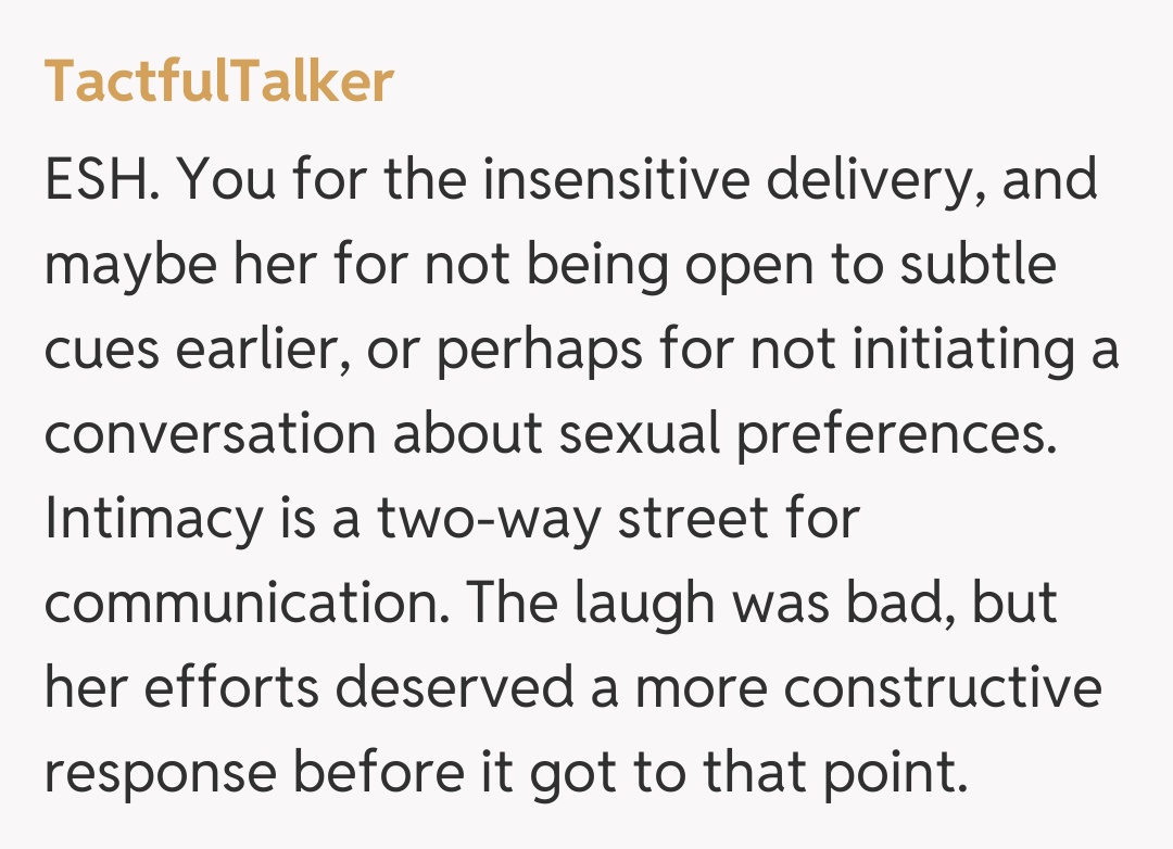 Comentariu de la TactfulTalker