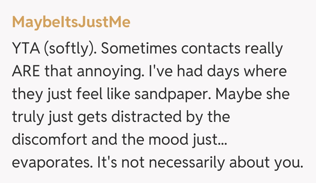 Comentariu de la MaybeItsJustMe