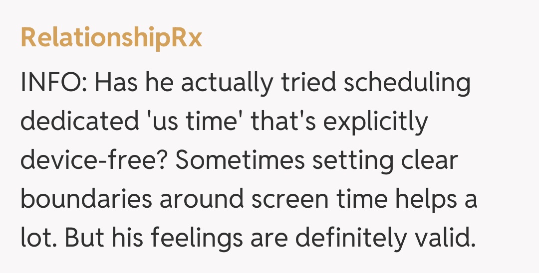 Comentariu de la RelationshipRx