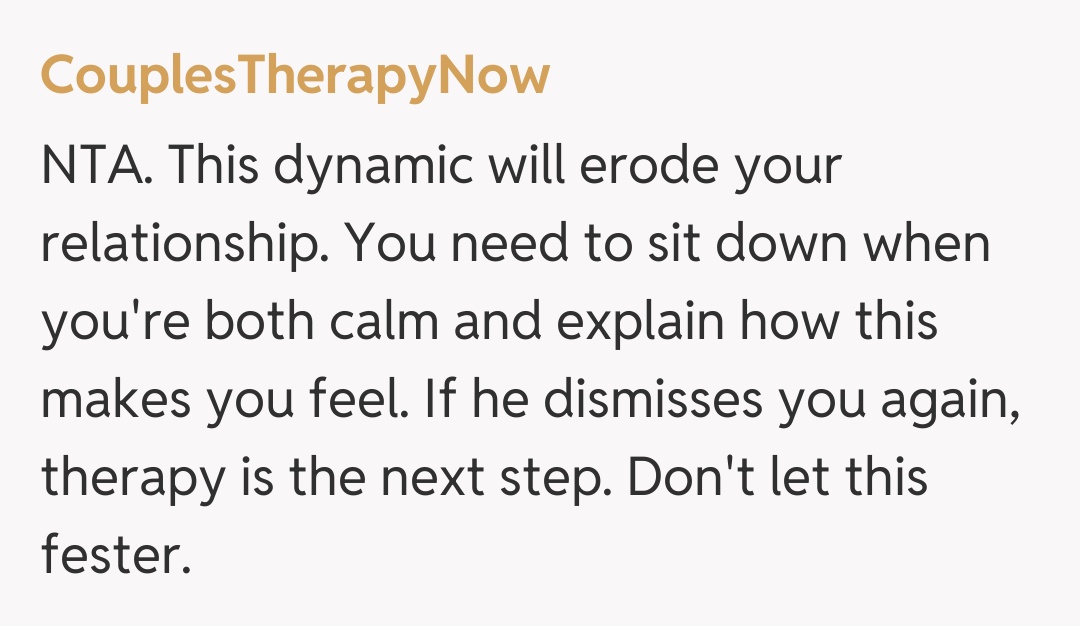 Comentariu de la CouplesTherapyNow