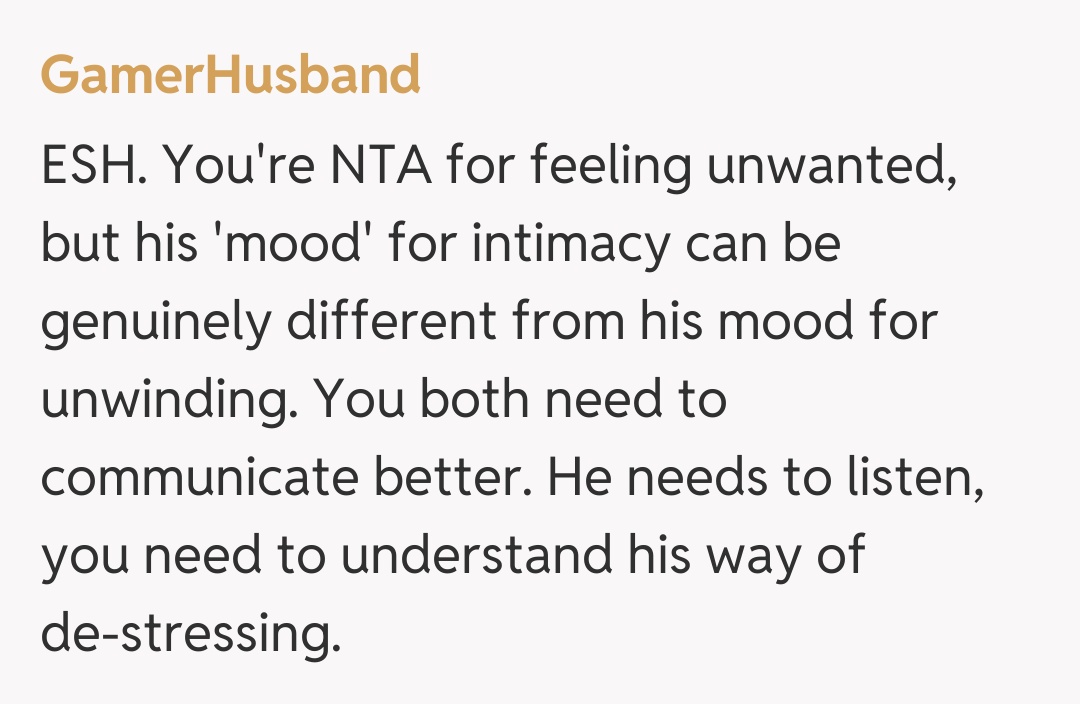 Comentariu de la GamerHusband