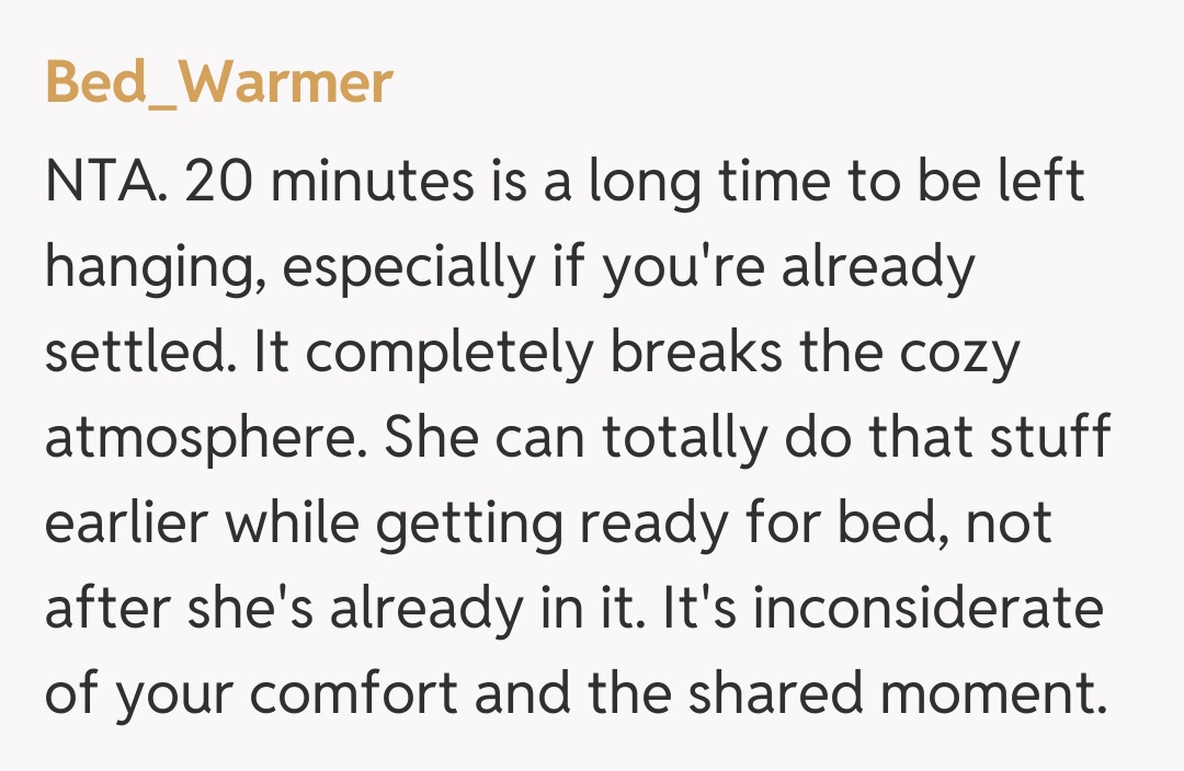 Comentariu de la Bed_Warmer