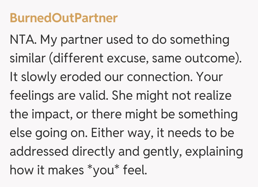 Comentariu de la BurnedOutPartner