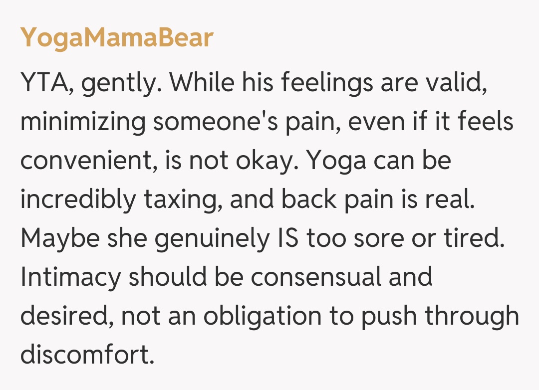 Comentariu de la YogaMamaBear
