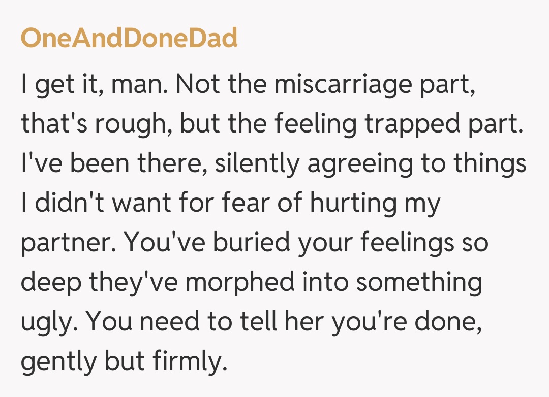 Comentariu de la OneAndDoneDad