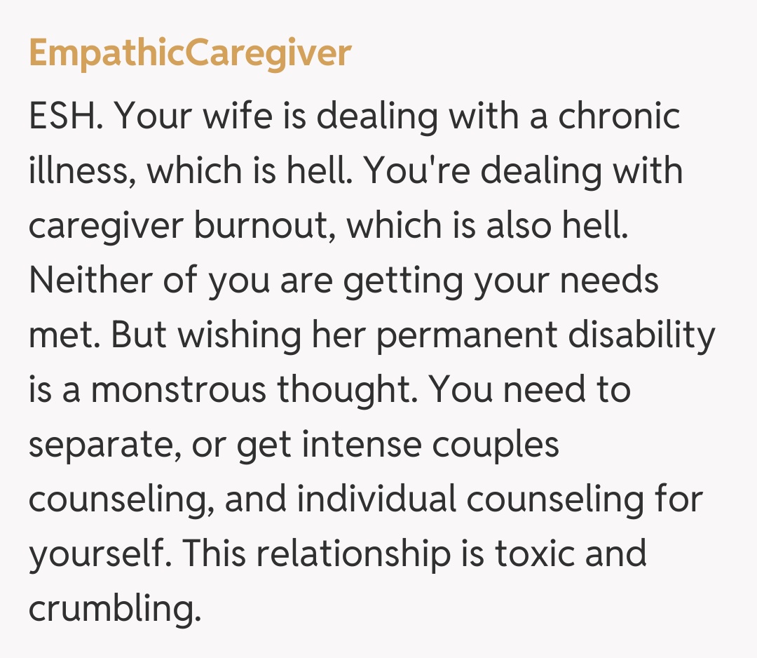 Comentariu de la EmpathicCaregiver