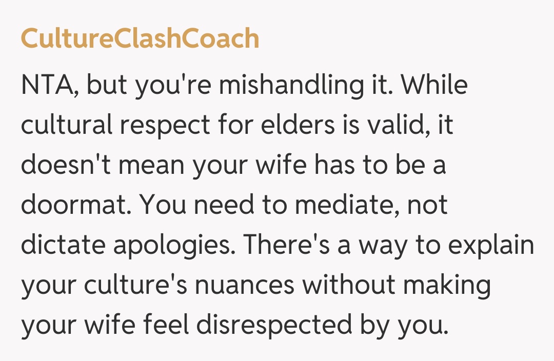 Comentariu de la CultureClashCoach