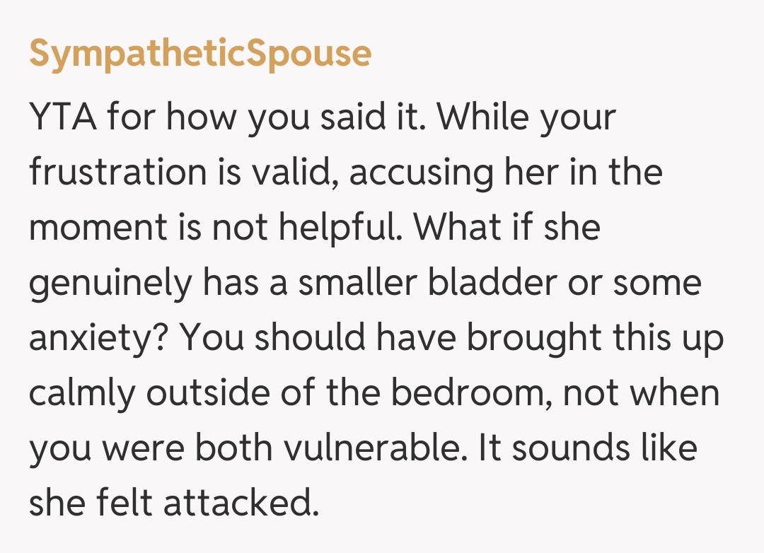 Comentariu de la SympatheticSpouse