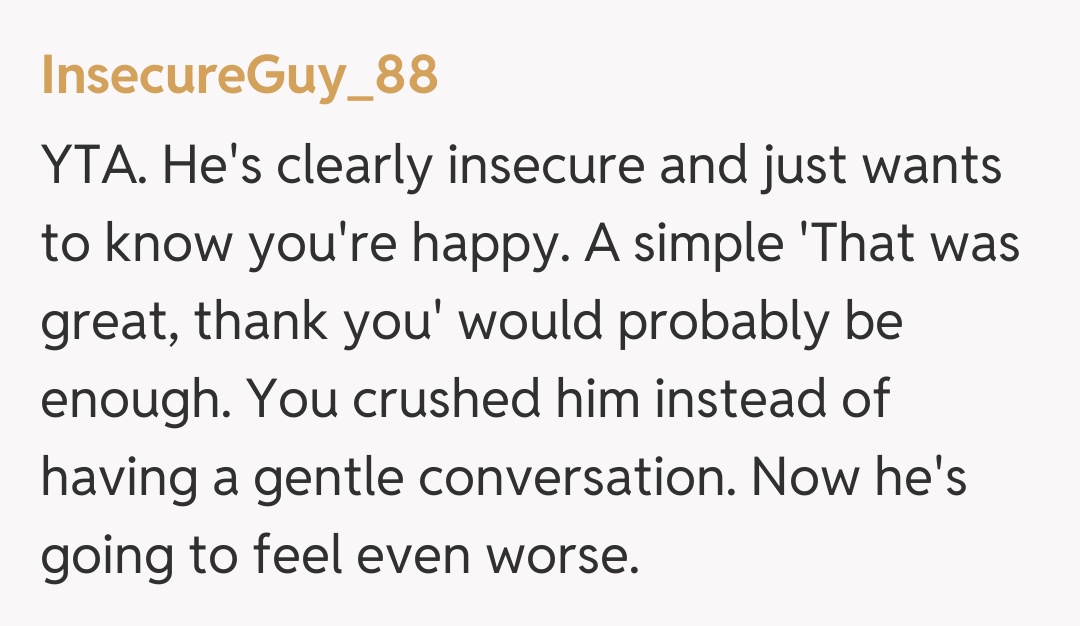 Comentariu de la InsecureGuy_88