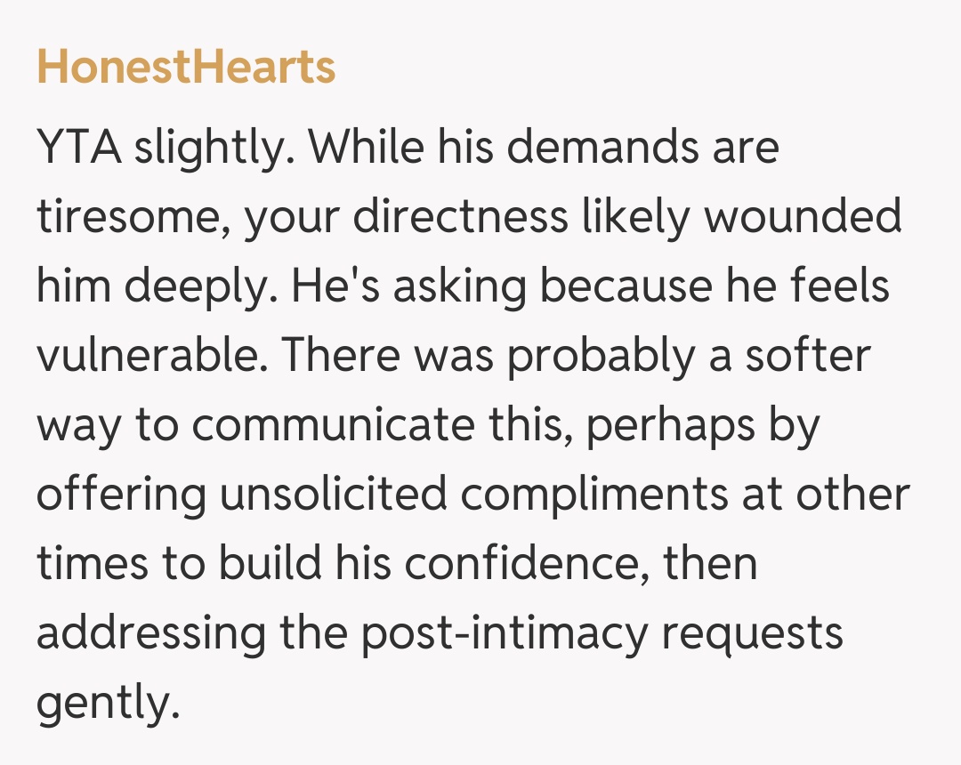 Comentariu de la HonestHearts