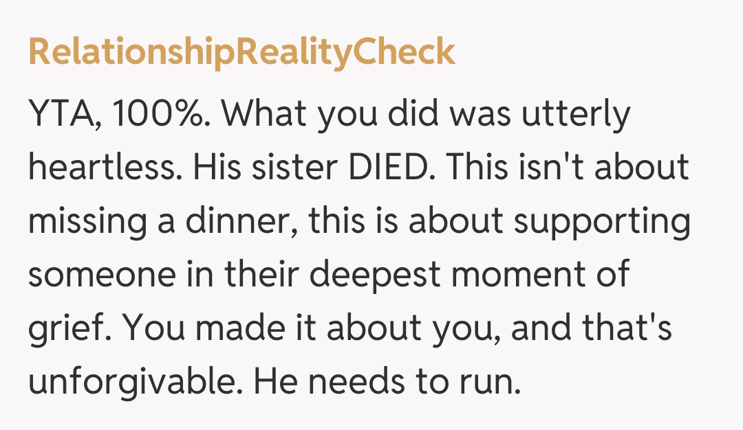 Comentariu de la RelationshipRealityCheck