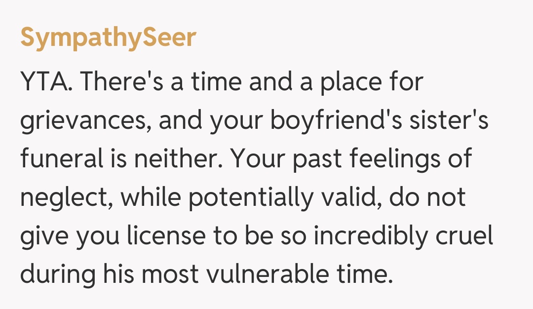 Comentariu de la SympathySeer