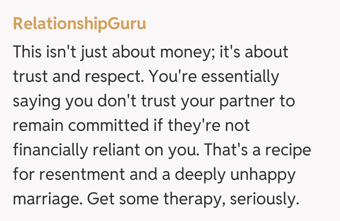 Comentariu de la RelationshipGuru