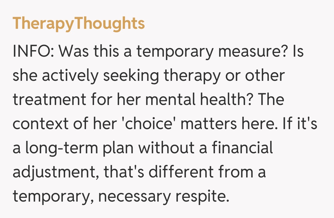 Comentariu de la TherapyThoughts