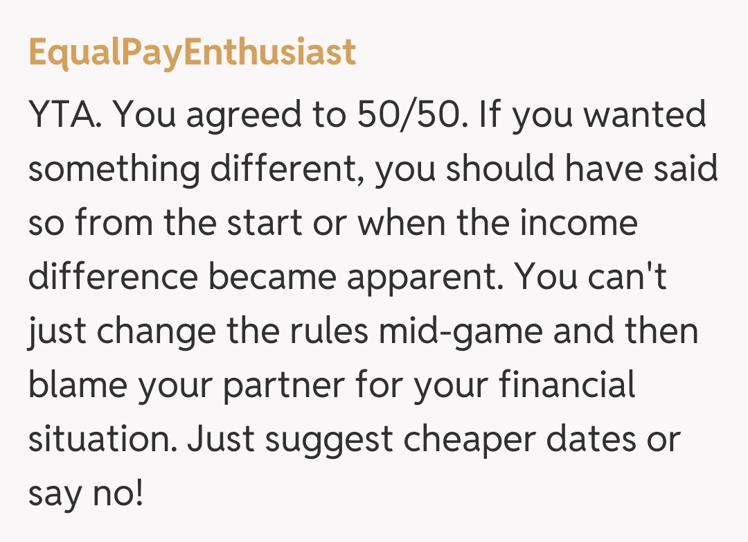 Comentariu de la EqualPayEnthusiast