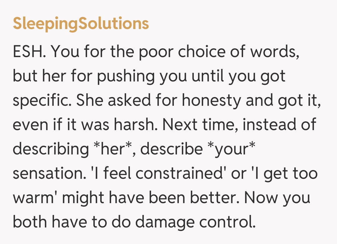 Comentariu de la SleepingSolutions