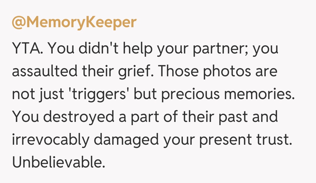 Comentariu de la @MemoryKeeper