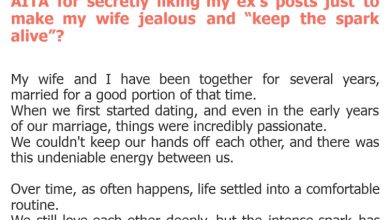 Photo of AITA for secretly liking my ex’s posts just to make my wife jealous and “keep the spark alive”?