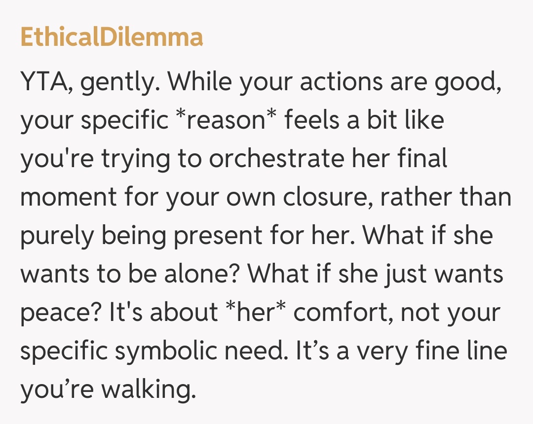 Comentariu de la EthicalDilemma