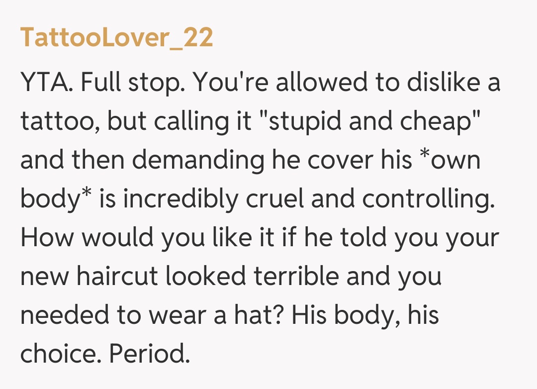 Comentariu de la TattooLover_22