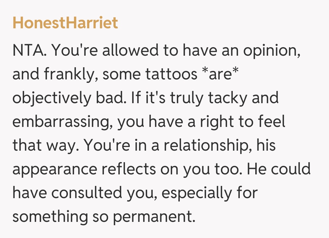 Comentariu de la HonestHarriet