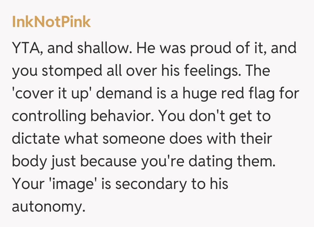 Comentariu de la InkNotPink