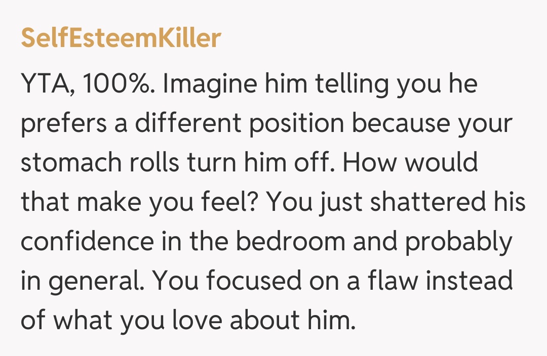 Comentariu de la SelfEsteemKiller