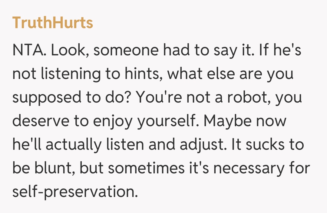 Comentariu de la TruthHurts