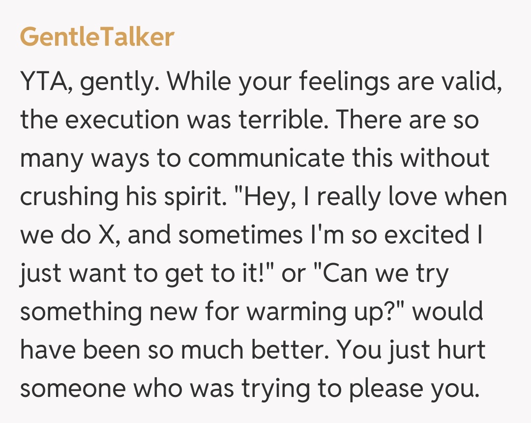 Comentariu de la GentleTalker