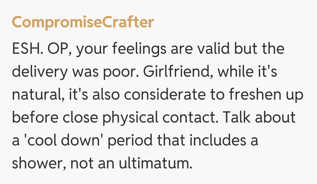 Comentariu de la CompromiseCrafter