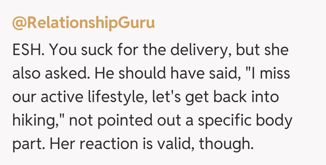 Comentariu de la @RelationshipGuru