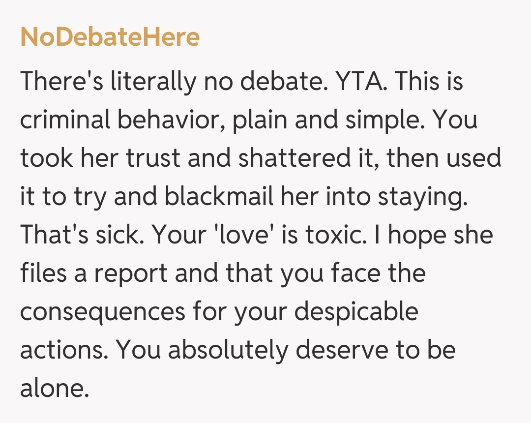 Comentariu de la NoDebateHere