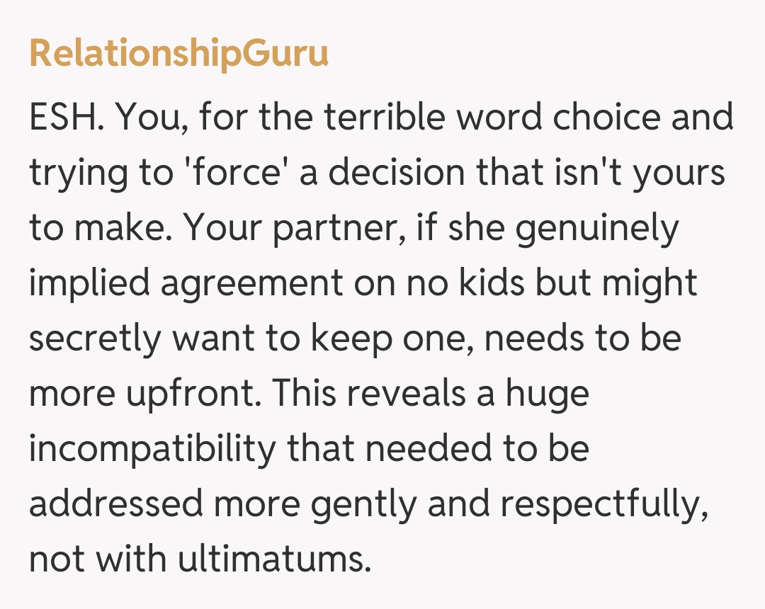 Comentariu de la RelationshipGuru