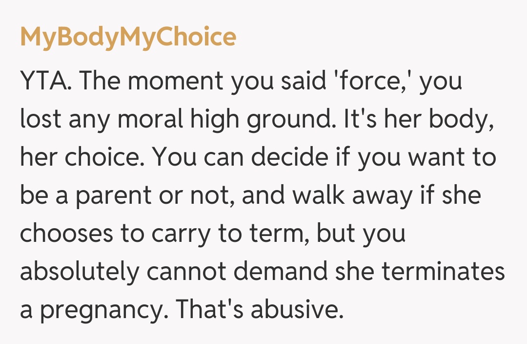 Comentariu de la MyBodyMyChoice