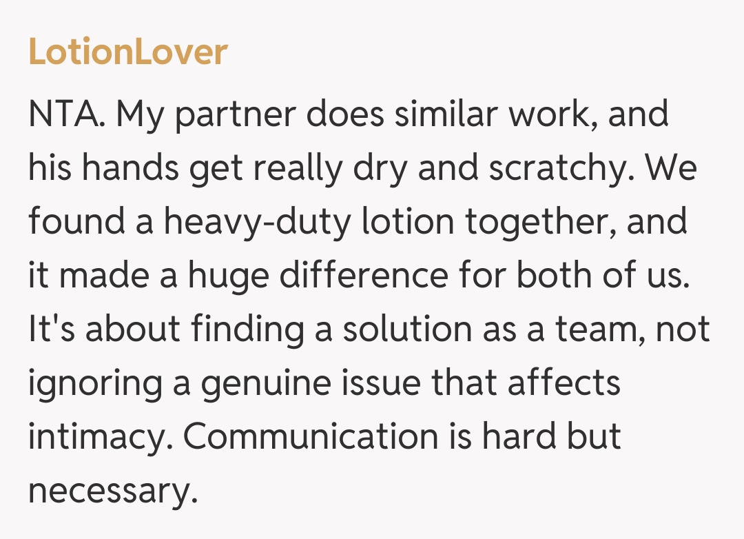 Comentariu de la LotionLover