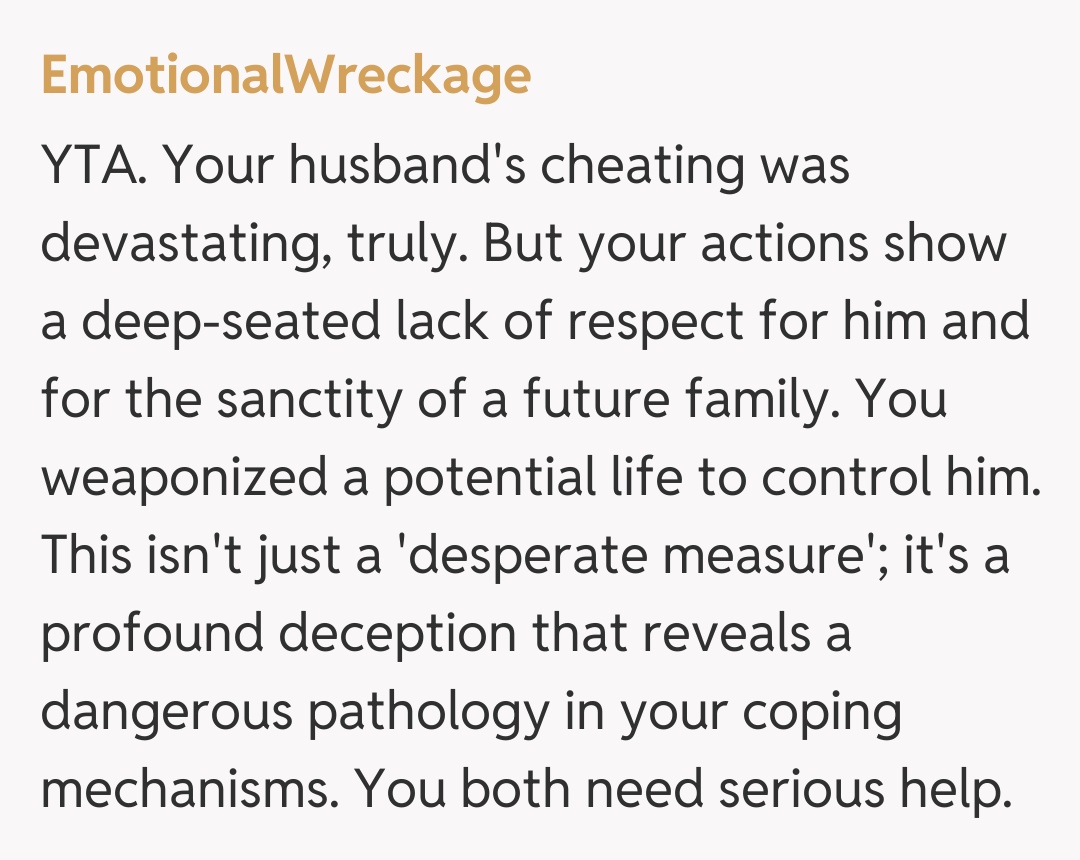 Comentariu de la EmotionalWreckage